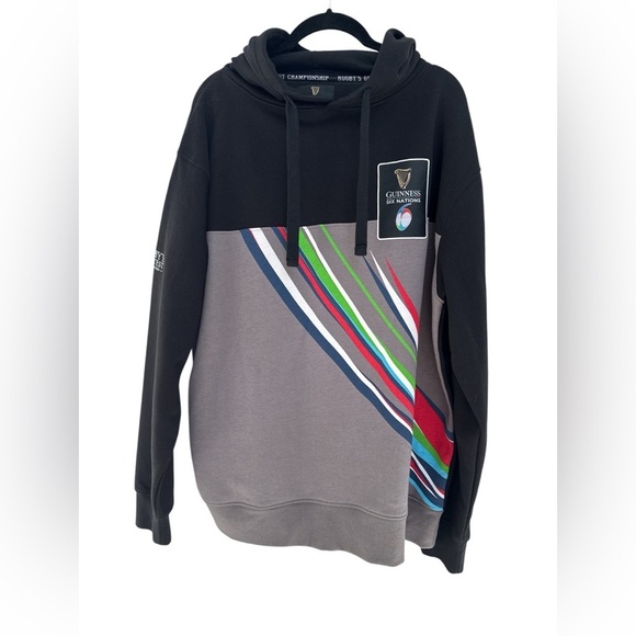 Guinness Six Nation Rugby Sweatshirt Championship Hooded Size XL - Picture 1 of 6